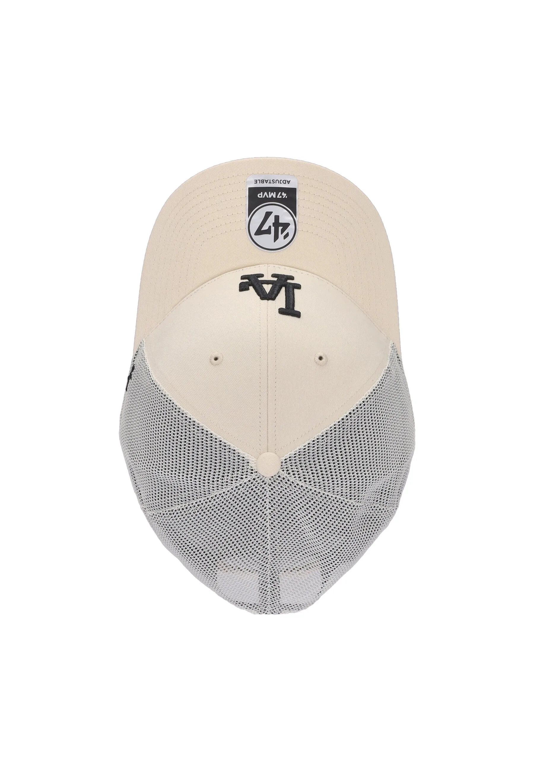 Cappellino Visiera Curva Uomo Mlb Branson Mvp Losdod Natural/black