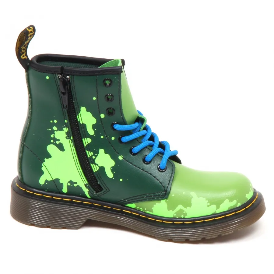 E0010 anfibio bimbo green DR. MARTENS LEO boot kid
