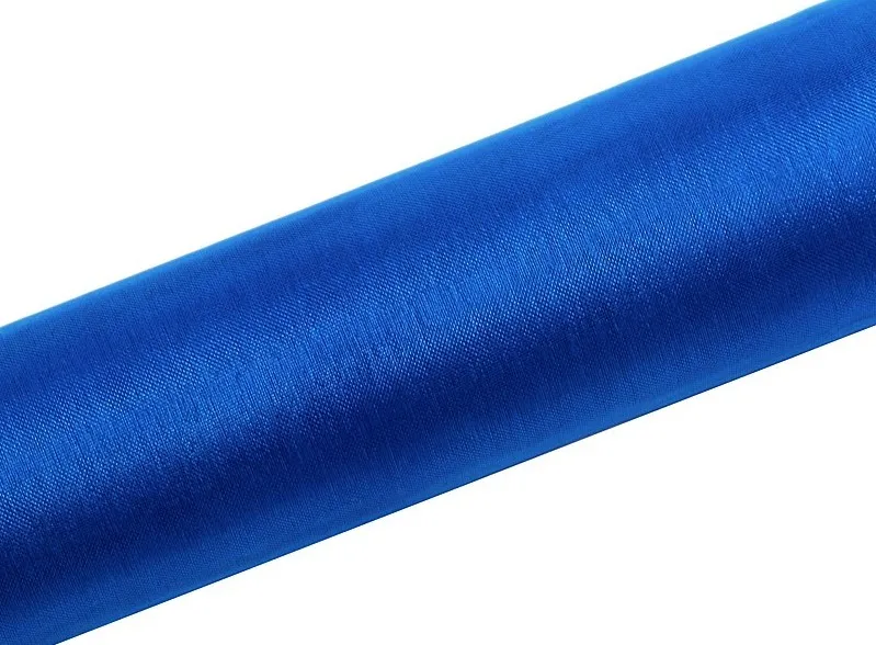 Tessuto organza blu acceso 16cm x 9m